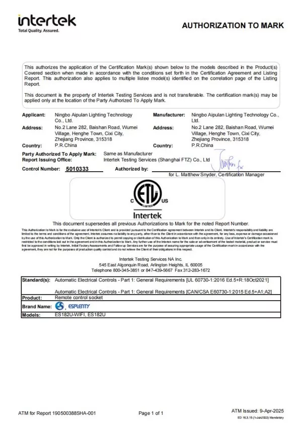 Aipulan Certificate 5